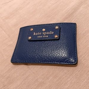 Blue Kate Spade Card Wallet